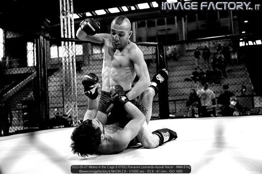 2022-05-07 Milano in the Cage 8 07552 Ravasini Leonardo-Ayoub Nacer - MMA 61kg